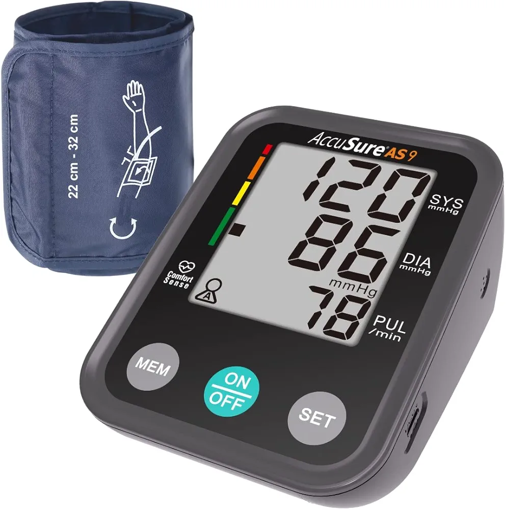 AccuSure Blood Pressure Monitor Fully Automatic Digital Large Display 