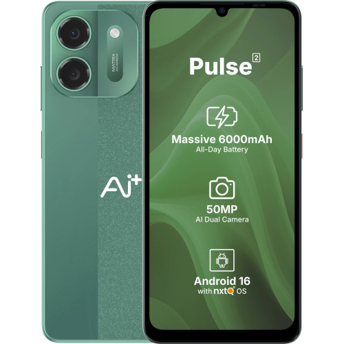 Ai+ Pulse 2 T7250 6000 mAh battery 50MP camera @ ₹6999
