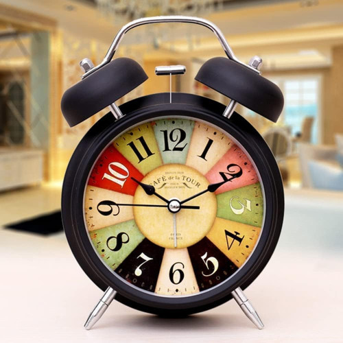 Analog Alarm Clock With Night LED Light