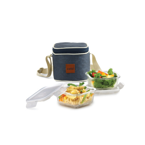 Cello Glass Microwave Safe Lunch Box Set