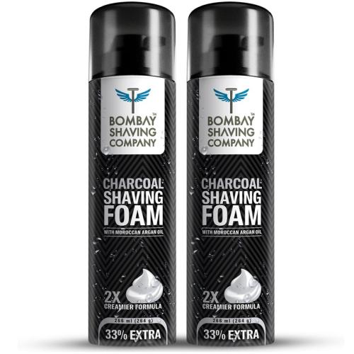 Charcoal Shaving Foam BUY 1 GET 1 FREE @ Rs 199 + Free Delivery