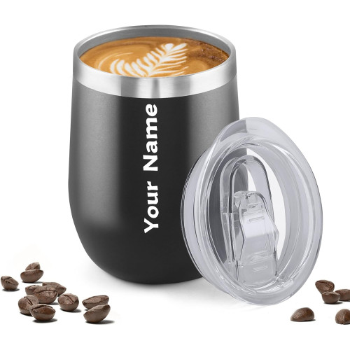 Corporate Porium Digital Display Personalized Thermos Mug for Travel & Gifting
