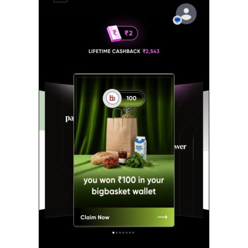 CRED Loot Offer – Get ₹100 BigBasket Cash on Credit Card Bill Payment