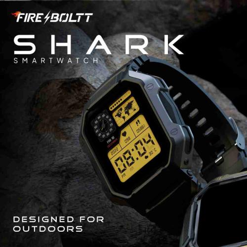 Fire-Boltt Shark 1.83 Smartwatch with Rugged Outdoor Design, Bluetooth Calling Smartwatch