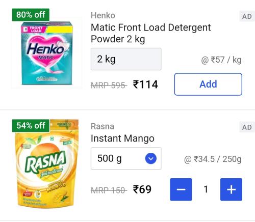 Flipkart Grocery Mega Saving Loot Upto 80% Discount 