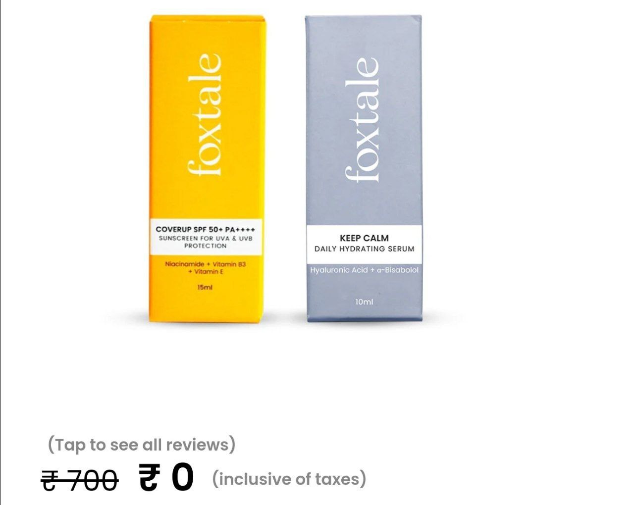 Foxtale Personal Care for Free Loot ASAP 