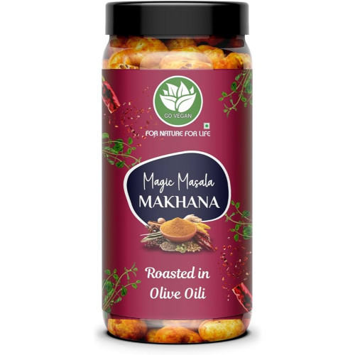 Go Vegan Organic Roasted And Flavoured Makhana 100g Healthy Foxnut Snack