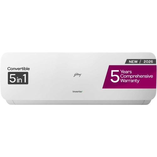 Godrej 1.5 Ton 3 Star Split Inverter AC 2025 Model with Pure Air Filter