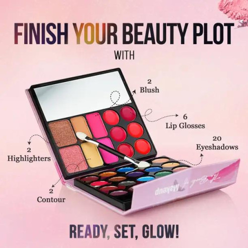 Hilary Rhoda The Book of Makeup – Eyeshadow, Highlighter, Blush & Contour Palette