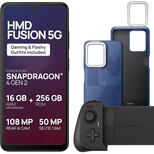 HMD Fusion 5G with Dual 108MP + 50MP Cameras & Gaming Console Combo