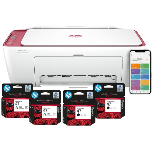 HP Ultra Ink Advantage 4929 Wi-Fi All-in-One Colour Printer with Extra Ink Sets