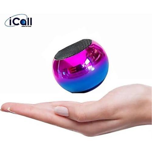 iCall M4 Mini Bluetooth Speaker - Compact & Powerful Bass