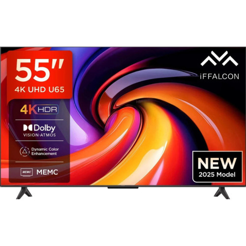 iFFALCON U65 55 Inch 4K Google TV with Dolby Vision & MEMC