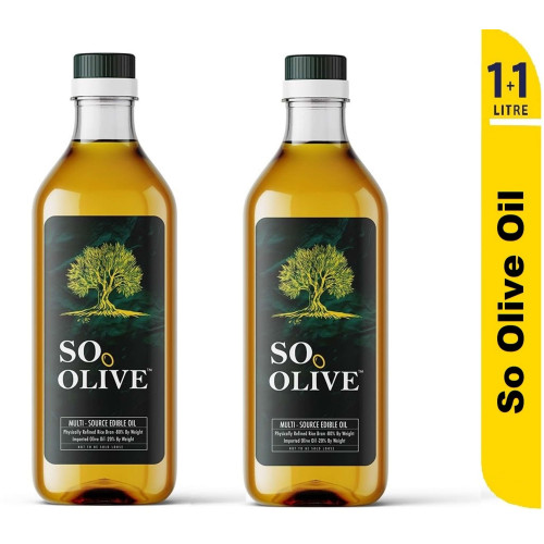 Jivo So Olive Rice Bran & Olive Blend Healthy Cooking Oil 2L @ ₹531