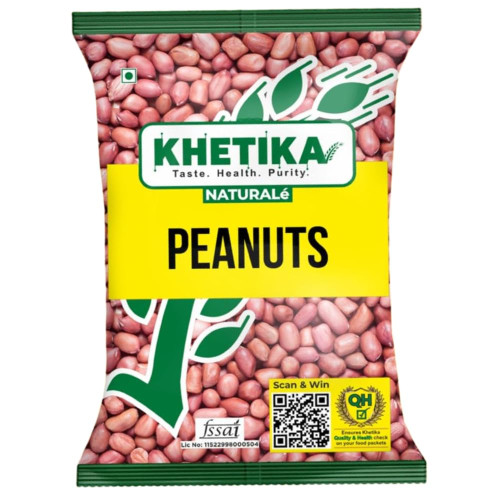 Khetika Raw Peanuts 1Kg Rich in Protein and Fiber