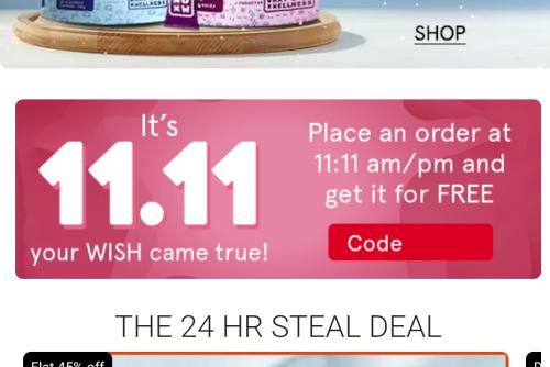 Kindlife 11.11 Sale: Place your Order For Free