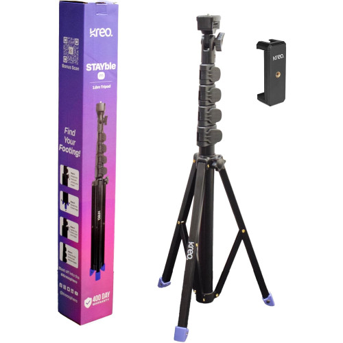 Kreo Stayble Tripod Stand with Mobile Holder for Video Recording