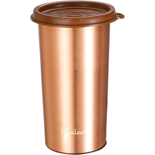 Lifelong Copper Water Tumbler 480ml Leakproof & BPA Free