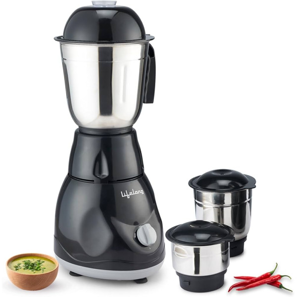 Lifelong Power Pro 500 W Mixer Grinder with 3 Jars