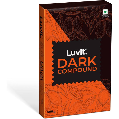 LuvIt Cocoa Crush Dark Compound Chocolate Bars 500g