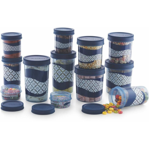 Master Cook IBBIZA Polypropylene Grocery Containers Set Of 12 