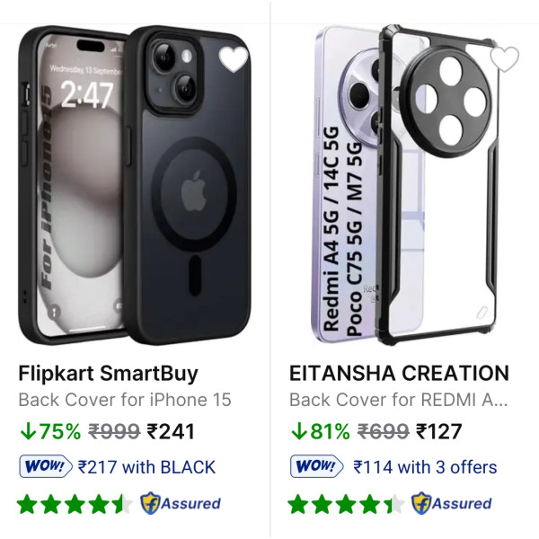 Mobile Back Covers Under ₹300