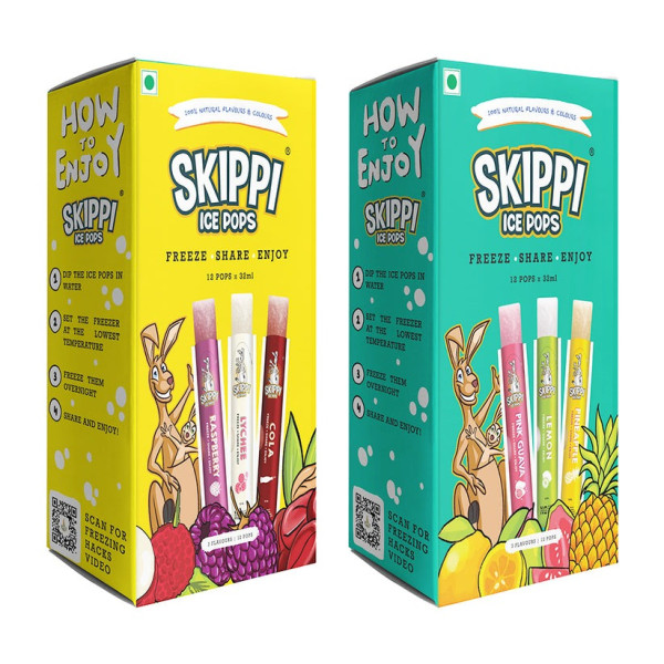 Natural Ice Pops Assorted Flavour Combo - (32ml x 24) @ Rs 99 + Free Delivery