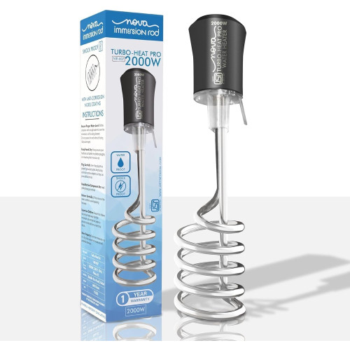 Nova Immersion Rod Water Heater With Copper Element Nickel Coating 