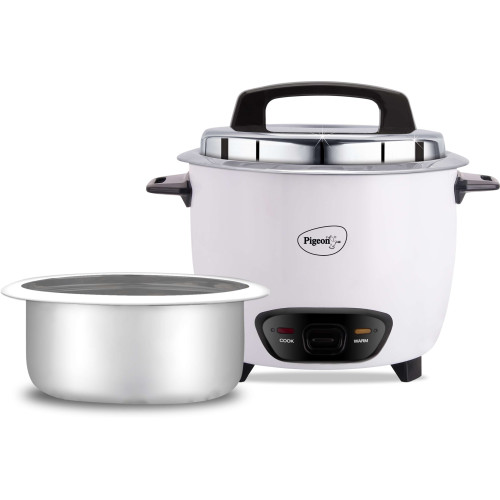Pigeon Joy 1L Electric Rice Cooker with Steaming & Keep Warm Mode