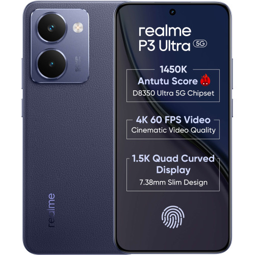 Realme P3 Ultra 5G with 1.5K Curved AMOLED & 80W Fast Charge