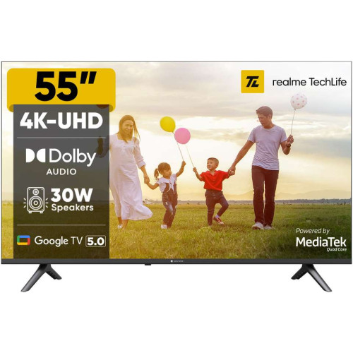 realme TechLife 55 inch 4K Ultra HD Smart Google TV 2025 Edition