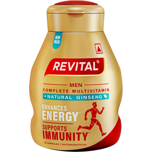 Revital H Multivitamin for Men with Ginseng 30 Capsules