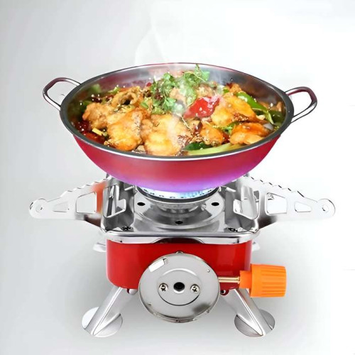 Rich Mart Folding Gas Stove Butane Burner For Camping
