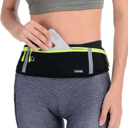 Slim Running Belt with Bounce-Free Pouch for Sports & Travel