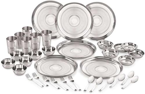 Stainless Steel Dinner Set – Pack Of 36