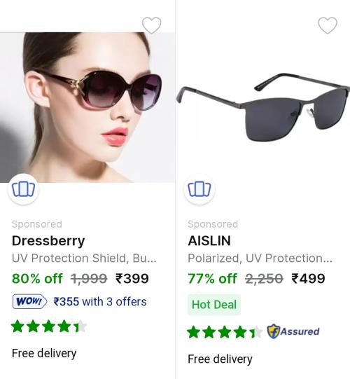 Stylish Sunglasses at Upto 83 Off 