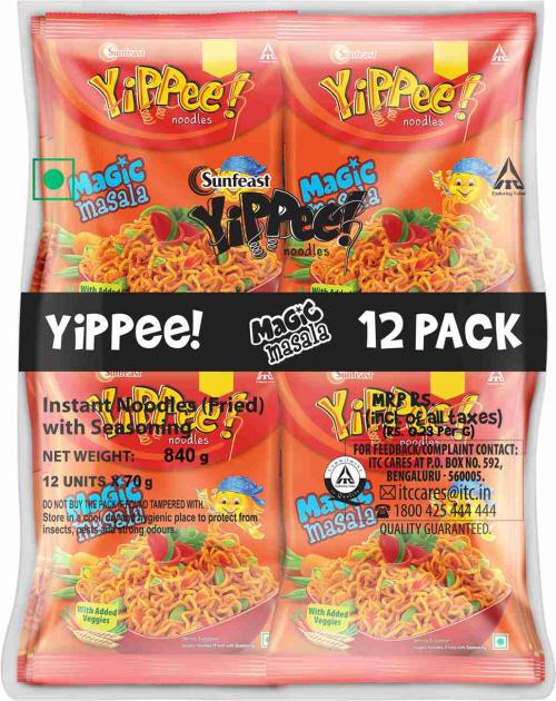 Sunfeast Yippee Noodles Pack of 12