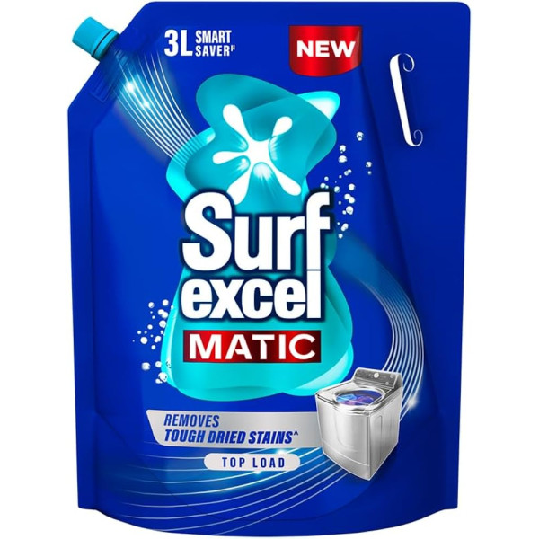 Surf Excel Matic Top Load Liquid Detergent 3L @ ₹378