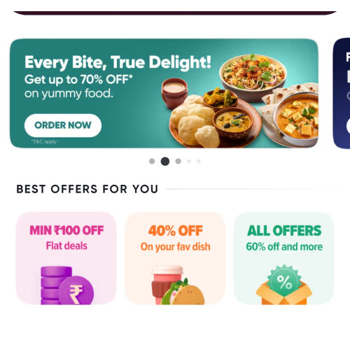 Swiggy Food Loot New Coupon Flat 70% Off Max ₹140