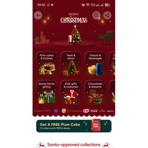 Swiggy Instamart Free Plum Cake Offer On Orders Above ₹599