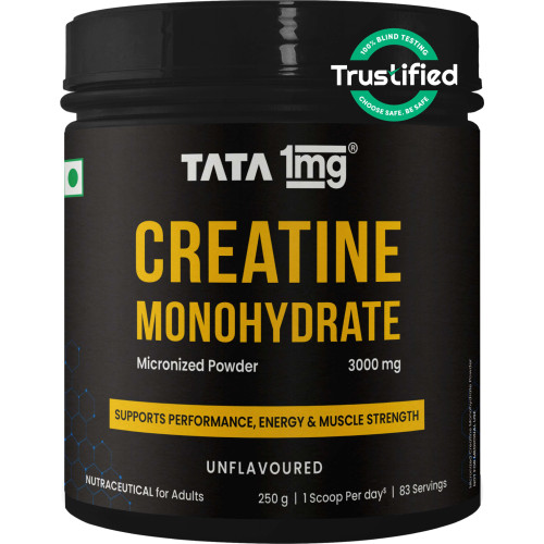 TATA 1mg Monohydrate 2X Micronized Creatine Powder