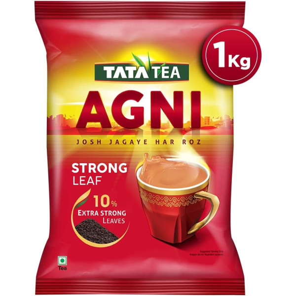 Tata Tea Agni Strong Leaf Black Tea Pouch 1 kg