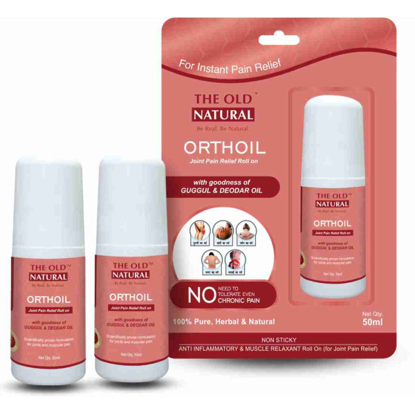 The Old Natural Orthoil Roll-On for Joint Pain Relie @ ₹199