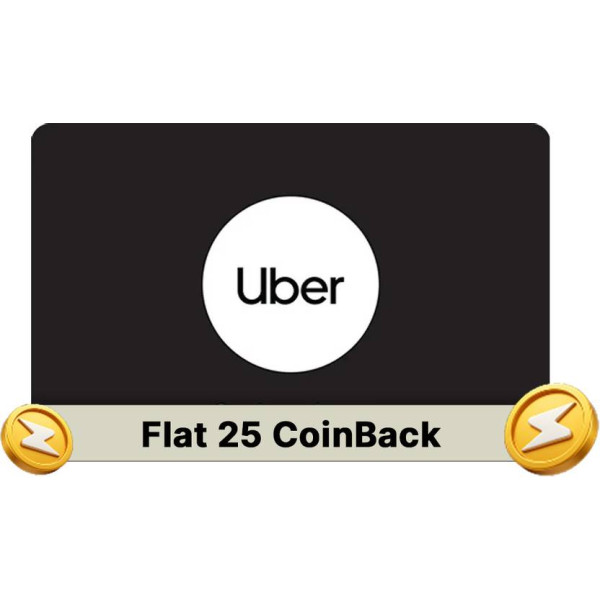 Uber Digital Gift Card Loot Worth ₹500 @ ₹415