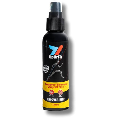 UpUrFit Sweat Proof Sunscreen SPF 50++ Body & Face Sunscreen Spray for Daily Use