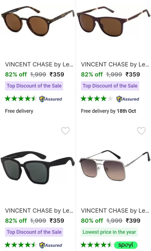VINCENT CHASE by Lenskart Polarized, UV Protection Wayfarer Sunglasses