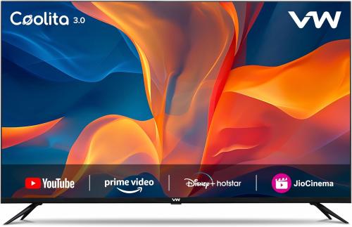 VW 101 cm (40 inches) Linux Frameless Series Full HD Smart LED TV VW40C3