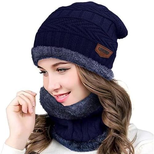 Winter Sports Cap & Muffler for Men & Women