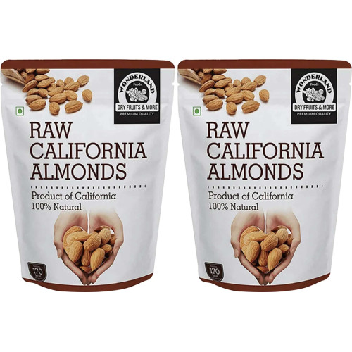 Wonderland California Almonds 1kg Supreme Quality Raw Nuts