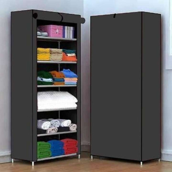 ZENVEXYO 6+2 Carbon Steel Collapsible Wardrobe @ ₹307